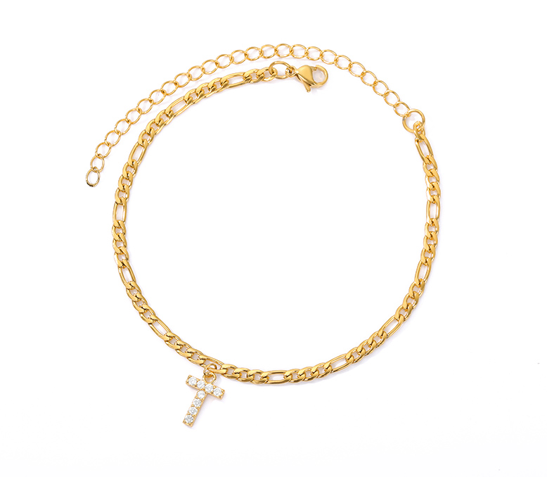 Tiny A-Z Initial Letter Anklets