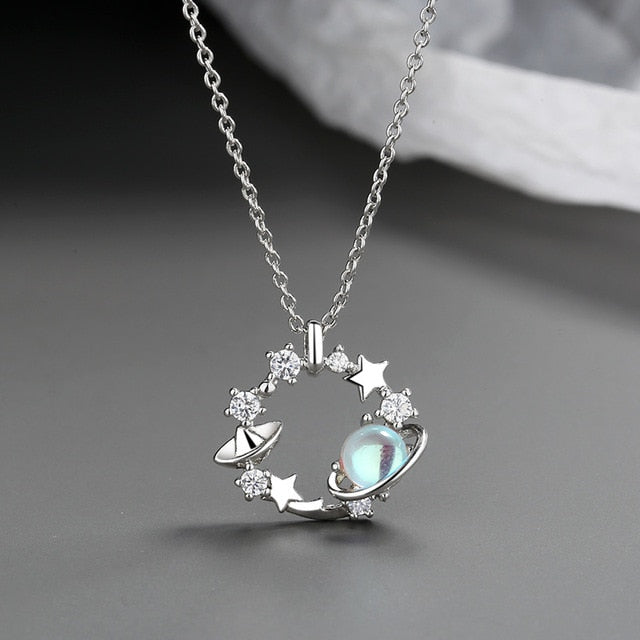 Shiny Zircon Necklace