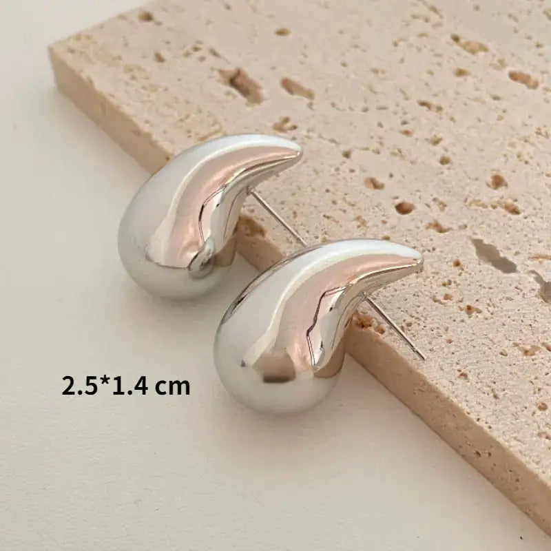 Dome Drop Earrings