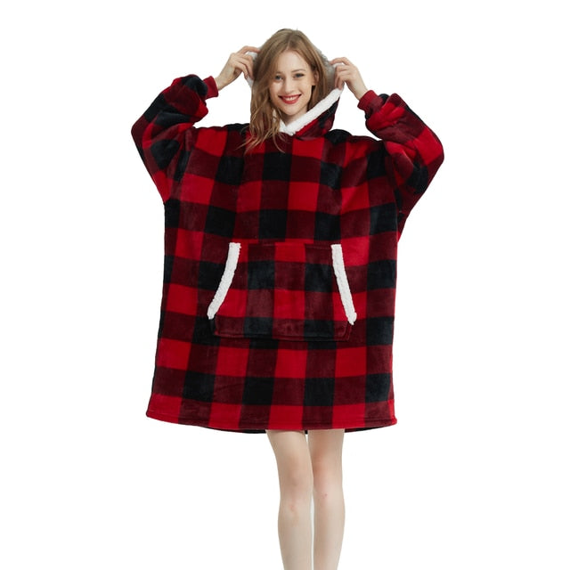 Women's Winter Blanket Hoodie