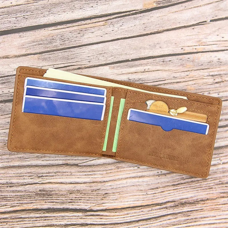 Bradly Men's Wallet With Coin Bag