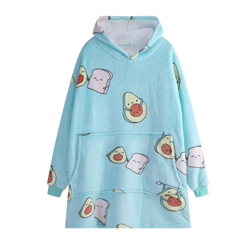 Women's Winter Blanket Hoodie