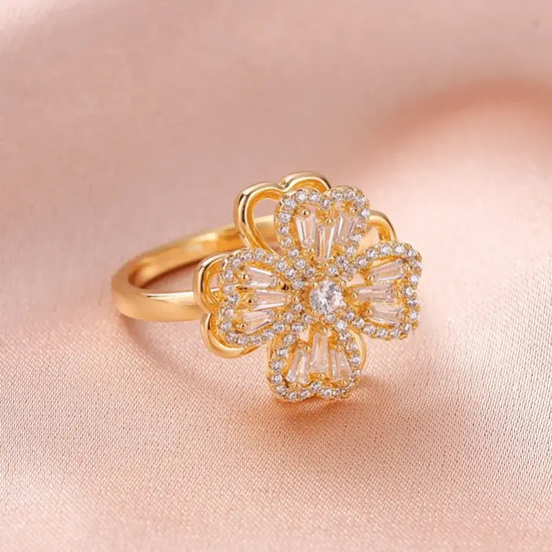 Four Leaf Clover Ring