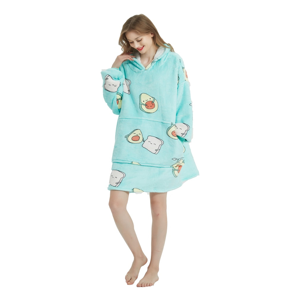 Women's Winter Blanket Hoodie